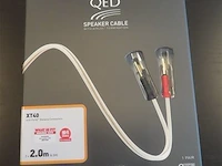 Qed speakerkabel xt40, 2x2m - afbeelding 1 van  3