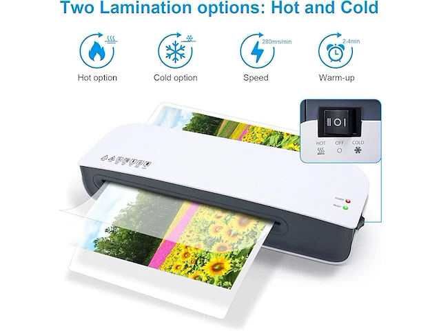 Qfun a4 laminator - afbeelding 3 van  6