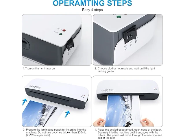 Qfun a4 laminator - afbeelding 4 van  6