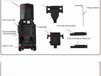 Qiruimy x300 tactisch zaklamp - afbeelding 2 van  4