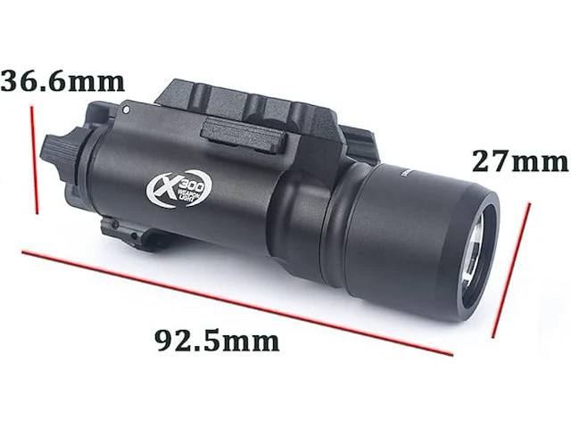Qiruimy x300 tactisch zaklamp - afbeelding 3 van  4