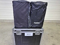 Qsc - k12.2 - luidspreker in case + raincover (2x) - afbeelding 3 van  3