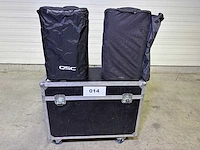 Qsc - k12.2 - luidspreker in case + raincover (2x) - afbeelding 3 van  3