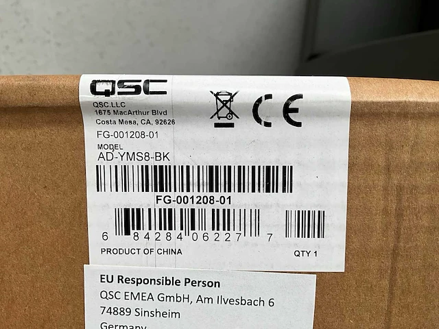 Qsc ad-yms8-bk yoke mount (2x) - afbeelding 3 van  3