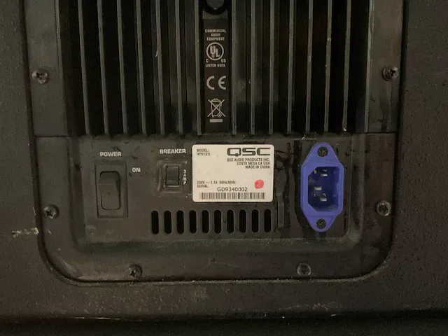 Qsc hpr151i active speaker - afbeelding 5 van  6