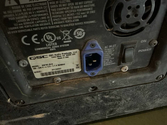 Qsc kw181 subwoofer - afbeelding 6 van  7