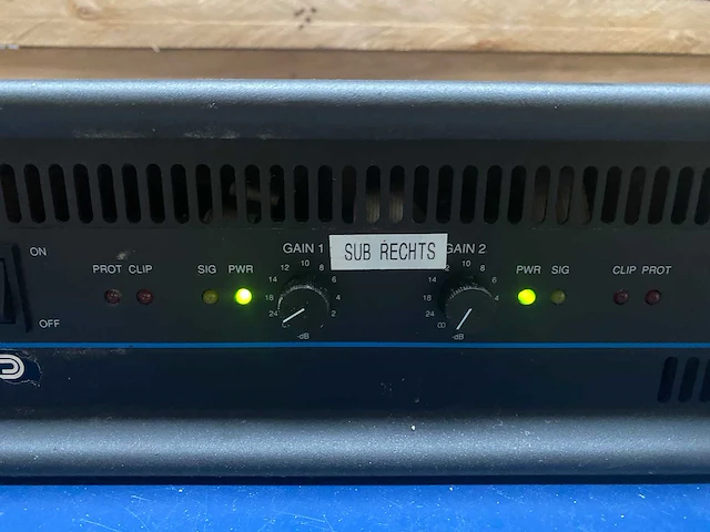 Qsc mx 2000a dual monaural 2 kanaals versterker - afbeelding 2 van  4