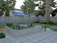 Qua granite blue outdoor tegel 60x60x2 cm 69,12 m² - afbeelding 1 van  7