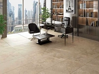 Qua granite crema travertino mat 100x100 cm tegel 60 m² - afbeelding 1 van  2