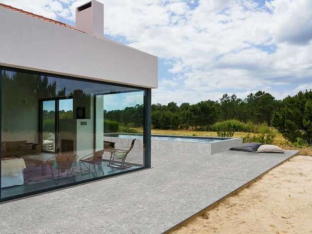 Qua granite terrazzo grigio outdoor tegel 60x60x2 cm 46,08 m² - afbeelding 1 van  8