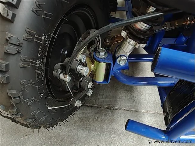Quad elektrisch 800 watt blauw - afbeelding 2 van  12