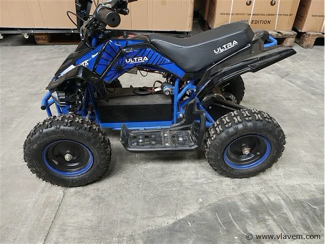 Quad elektrisch 800 watt blauw - afbeelding 5 van  12