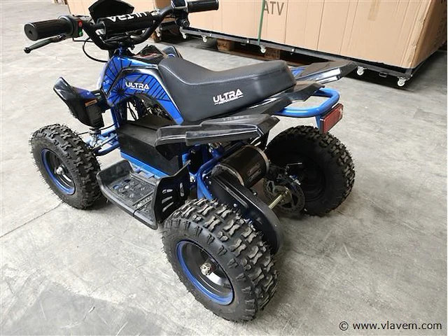 Quad elektrisch 800 watt blauw - afbeelding 8 van  12