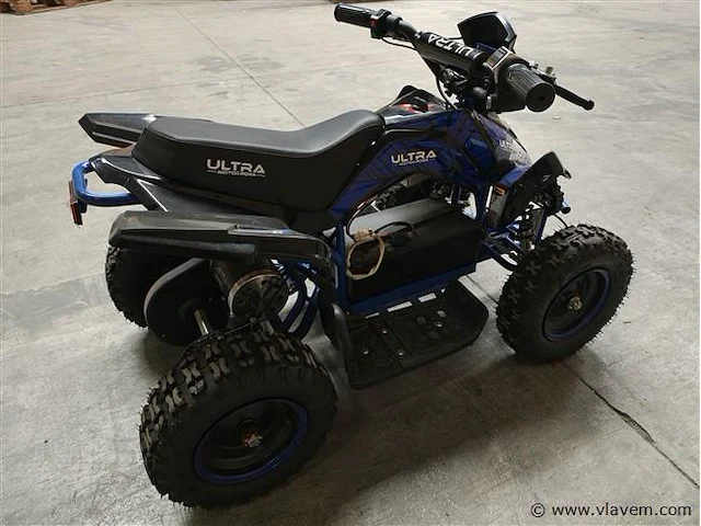 Quad elektrisch 800 watt blauw - afbeelding 10 van  12