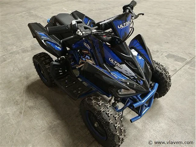 Quad elektrisch 800 watt blauw - afbeelding 11 van  12