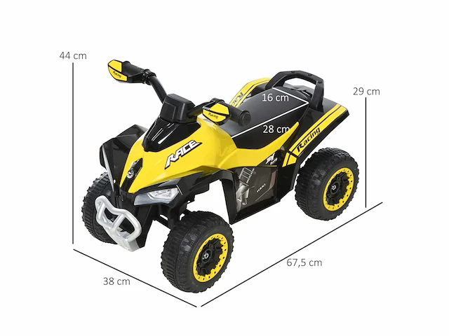 Quad kids ride-on 18-36 maanden - afbeelding 4 van  5