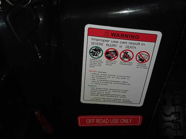 Quad red 800w gxr motosport - afbeelding 13 van  15