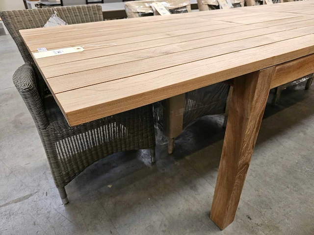 Quality collection tuintafel teak ten uitschuifbaar 300cm - afbeelding 2 van  3