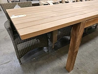 Quality collection tuintafel teak ten uitschuifbaar 300cm - afbeelding 2 van  3