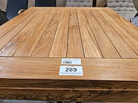 Quality teak tuintafel francoise horeca 70 x 80cm - afbeelding 3 van  3