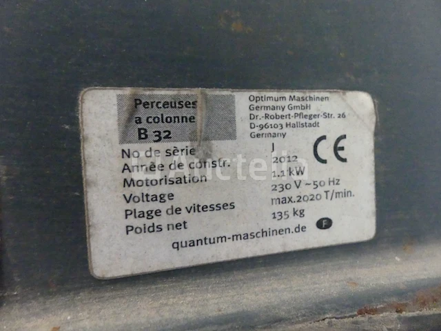 Quantum b32 kolomboormachine - afbeelding 4 van  12
