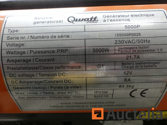 Quatt pro 5000 p generatorset - afbeelding 7 van  7