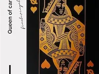 Queen of cards 60x80 cm - canvas wanddecoratie - afbeelding 1 van  2