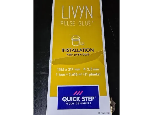 Quick-step plak pvc beige 2,5mm - 10,85 m2 - afbeelding 4 van  5