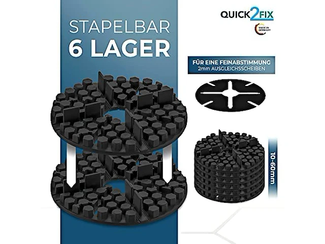 Quick2fix® compensatieschijven voor plaatlagers - 50 stuks - afbeelding 2 van  3