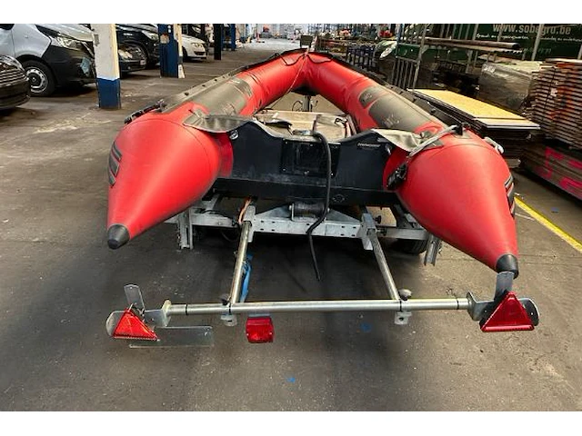 Quicksilver reddingsboot en trailer - afbeelding 3 van  12