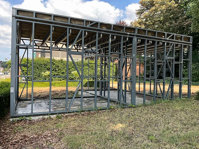Quicksteel - staalframe bijgebouw + schuifraam & deur - afbeelding 2 van  40