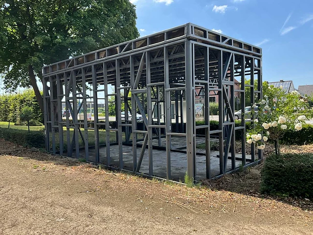 Quicksteel - staalframe bijgebouw + schuifraam & deur - afbeelding 36 van  40