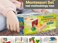 Quokka premium 4in1 montessori houten speelset - afbeelding 1 van  5