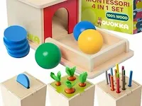 Quokka premium 4in1 montessori houten speelset - afbeelding 5 van  5