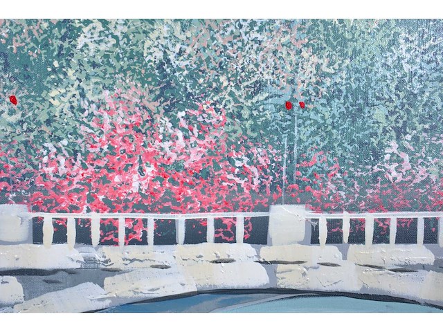 R. elliot - skyline - olie op doek - 119x149 cm - afbeelding 13 van  13