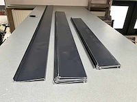 Raamdorpels aluminium 135mm 9 stuks - afbeelding 1 van  8