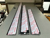 Raamdorpels aluminium 135mm 9 stuks - afbeelding 2 van  8