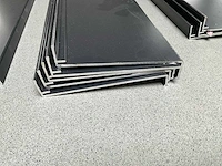 Raamdorpels aluminium 135mm 9 stuks - afbeelding 6 van  8