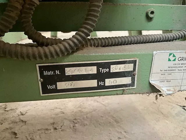 Raamkaderpers griggio gs3 - afbeelding 5 van  17