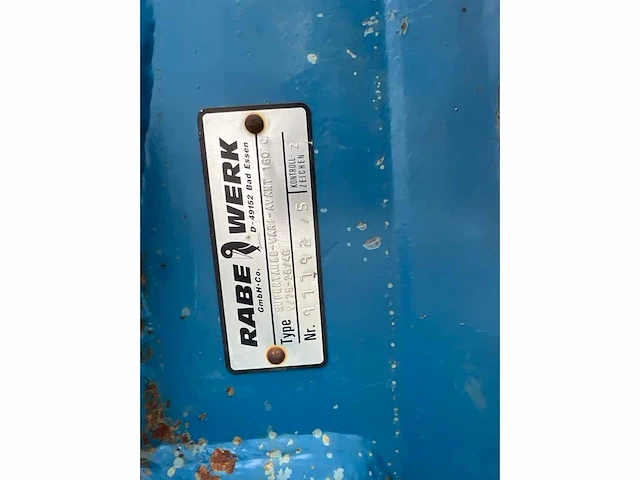Rabe werk superkrabe v/16-28/46 (vari-avant 160 c) ploeg - afbeelding 11 van  19