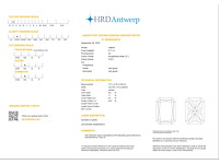 Radiant diamant 0.71ct – e/vvs1 – hrd - afbeelding 4 van  4