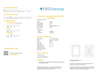 Radiant diamant 4.03ct – d/vvs2 – hrd - afbeelding 4 van  4