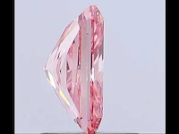 Radiant diamond 1.02 ct fancy pink vs1 (igi certified) - afbeelding 3 van  5
