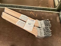Radiator verfborstels voor schilders. (12x) - afbeelding 1 van  1