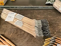 Radiator verfborstels voor schilders. (12x) - afbeelding 1 van  1