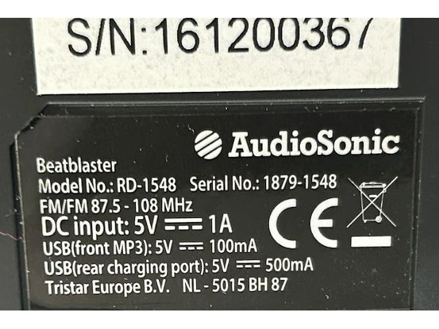 Radio audio sonic - afbeelding 6 van  6