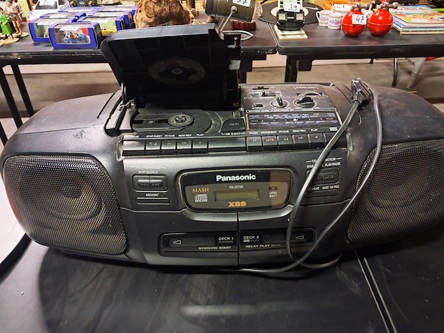 Radio cd 2x panasonic en philips - afbeelding 1 van  7