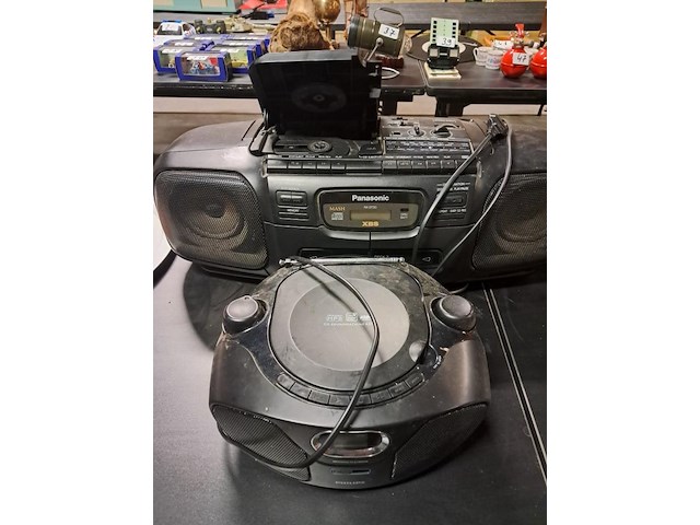 Radio cd 2x panasonic en philips - afbeelding 4 van  7