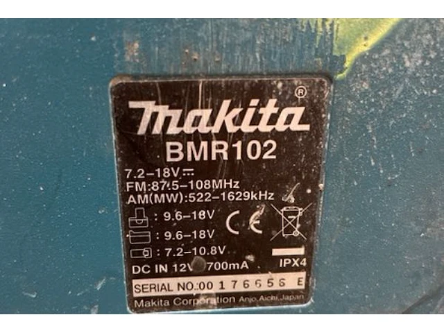 Radio makita - afbeelding 3 van  4