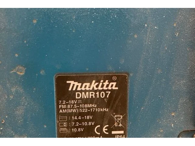 Radio makita - afbeelding 3 van  4